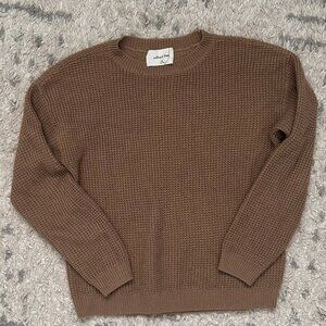 Aritizia Wilfred Merino Wool Sweater, Camel, Size xxsmall